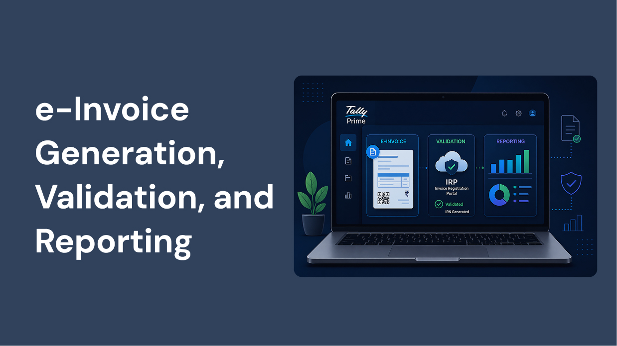 TallyPrime e-Invoice Generation